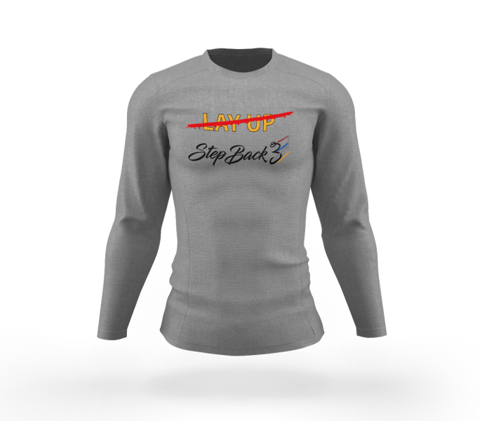 Blacktop Layup Grey Long Sleeve Tshirt