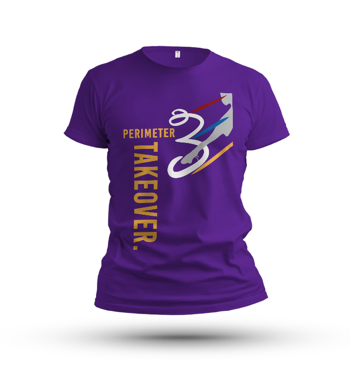 Blacktop Perimeter Violet Tshirt