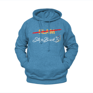 Blacktop Slam Light Blue Hoodie
