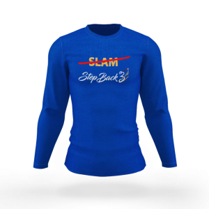 Blacktop Slam Blue Long Sleeve Tshirt