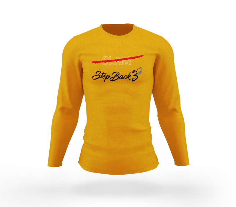 Blacktop Slam Yellow Long Sleeve Tshirt