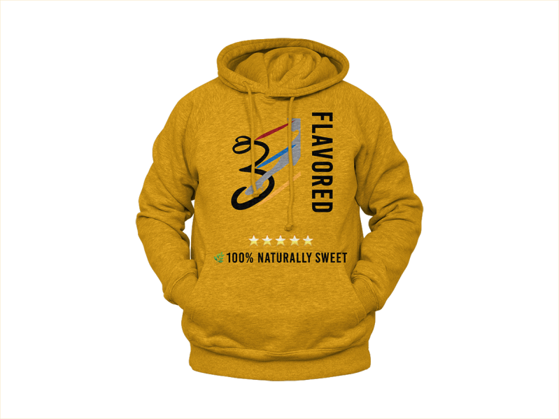 Flavor Fountain Yellow Hoodie